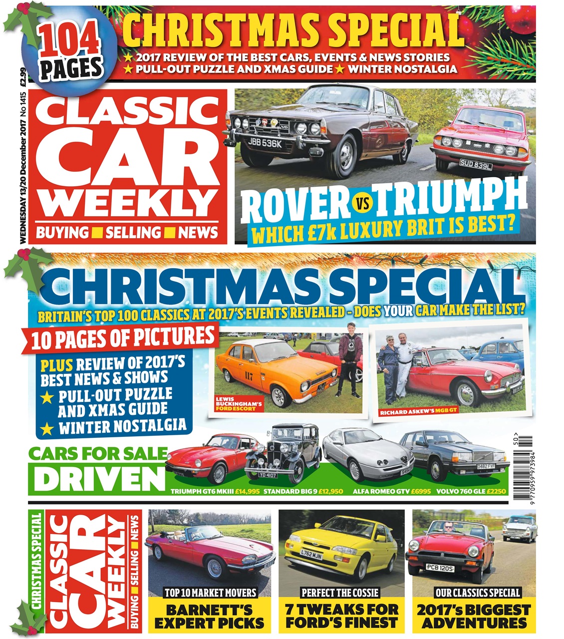 Classic Car Weekly Preview Pages