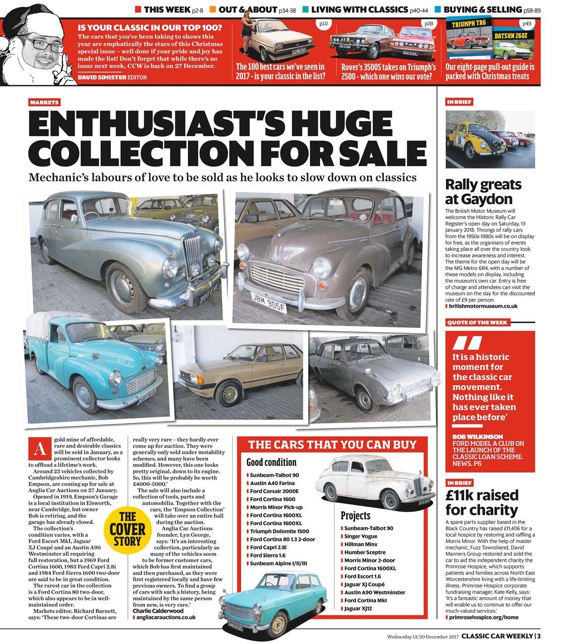 Classic Car Weekly Preview Pages