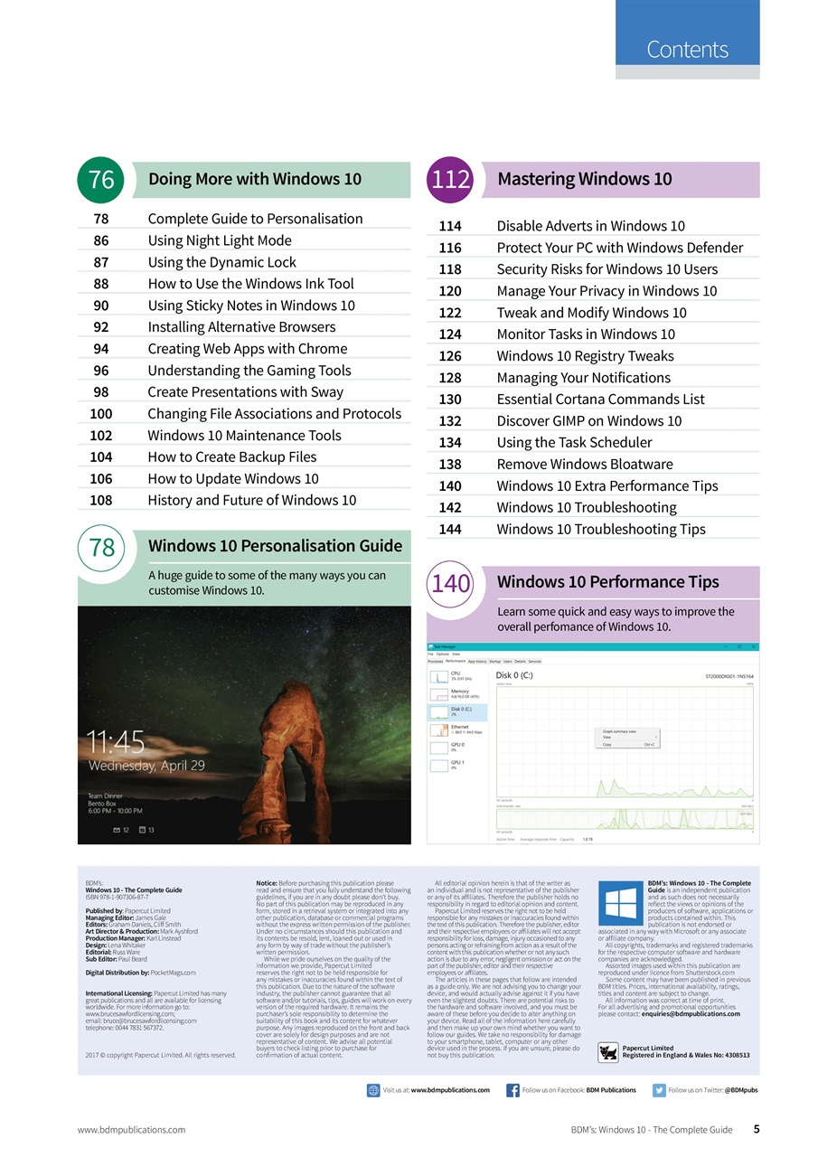 Windows User Preview Pages