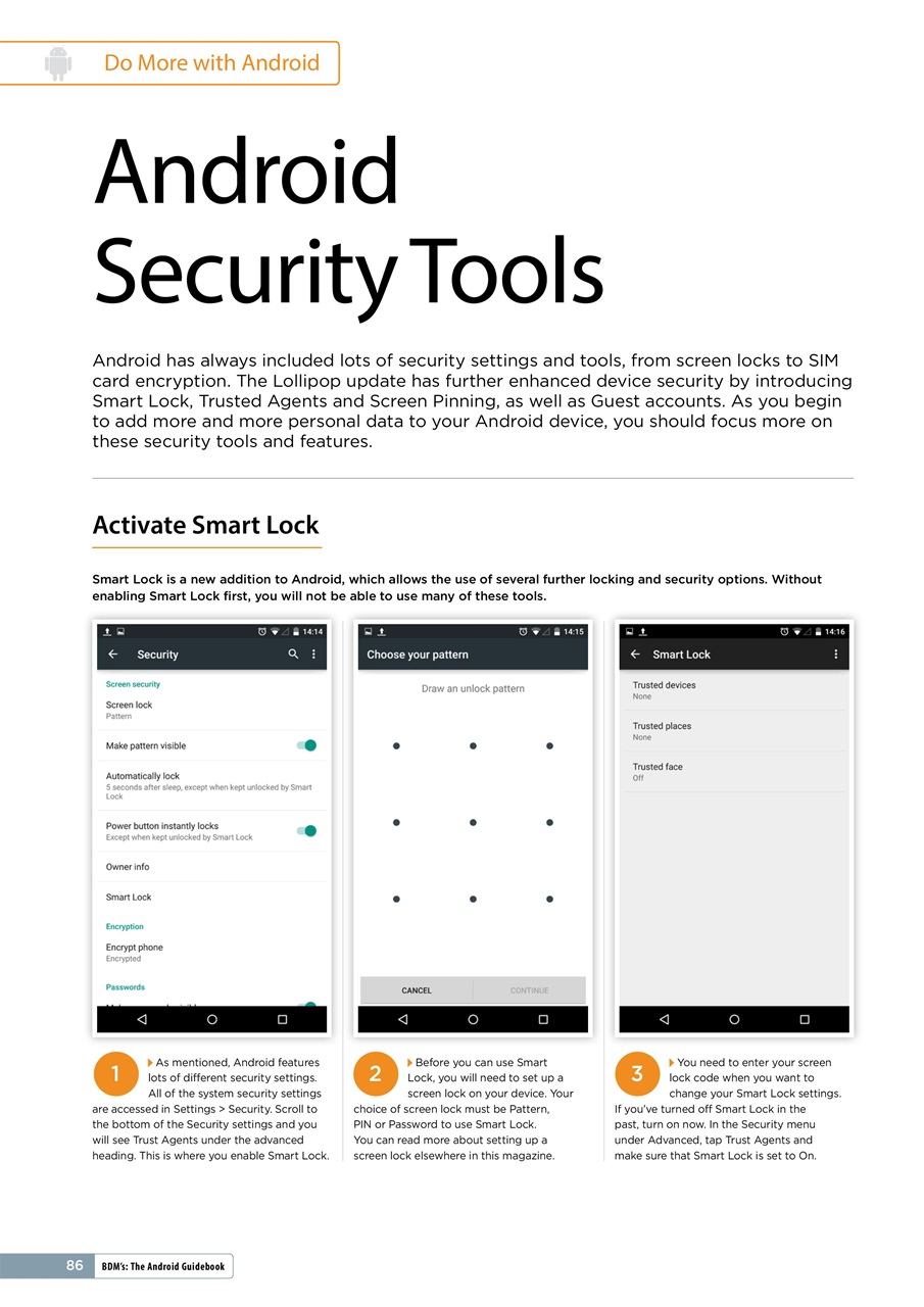 Android User Preview Pages