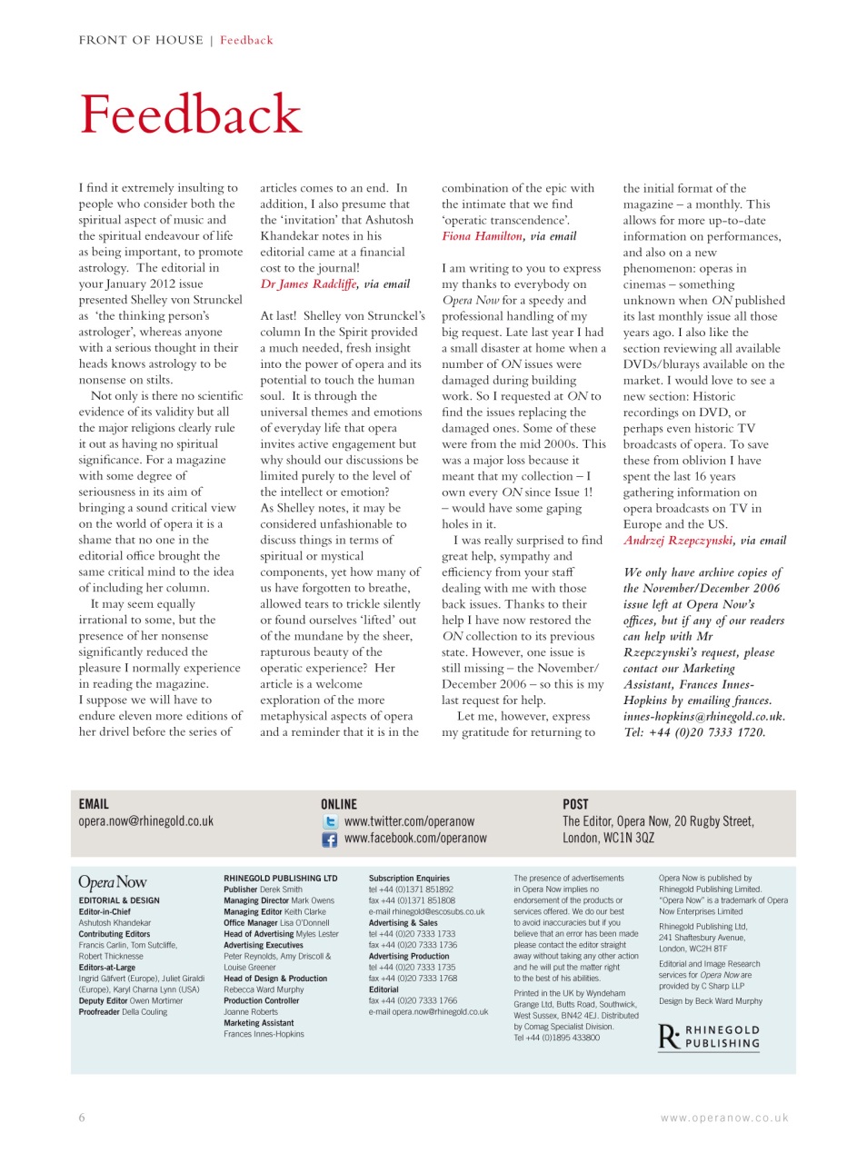 Opera Now Preview Pages