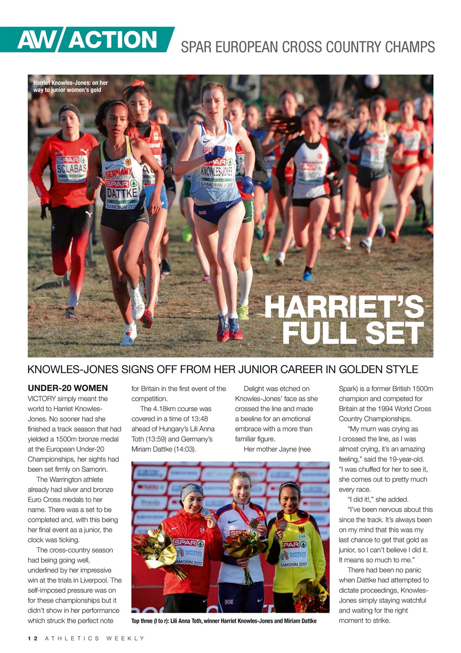 AW – Athletics Weekly Magazine Preview Pages