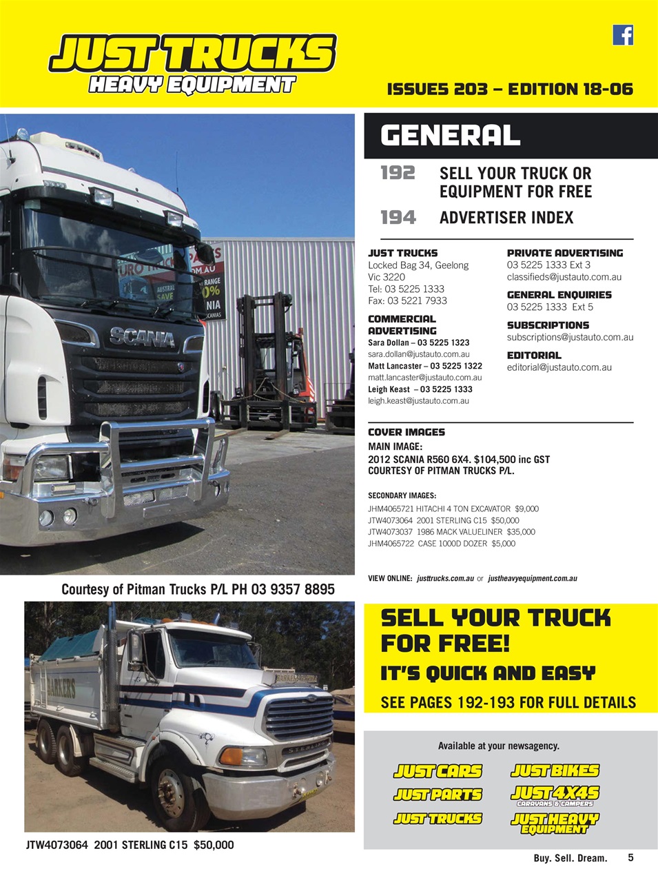 JUST TRUCKS Preview Pages