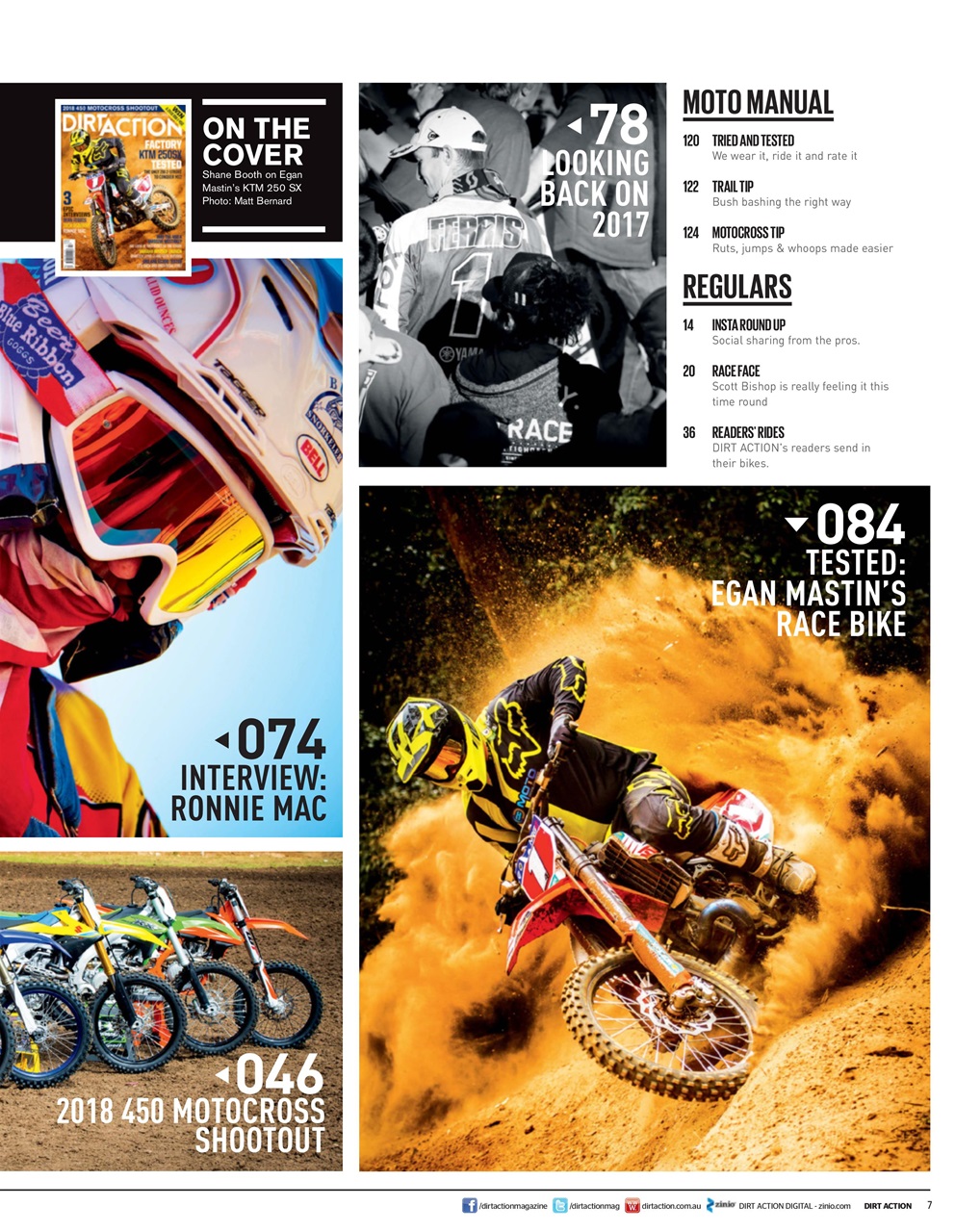 Dirt Action Preview Pages