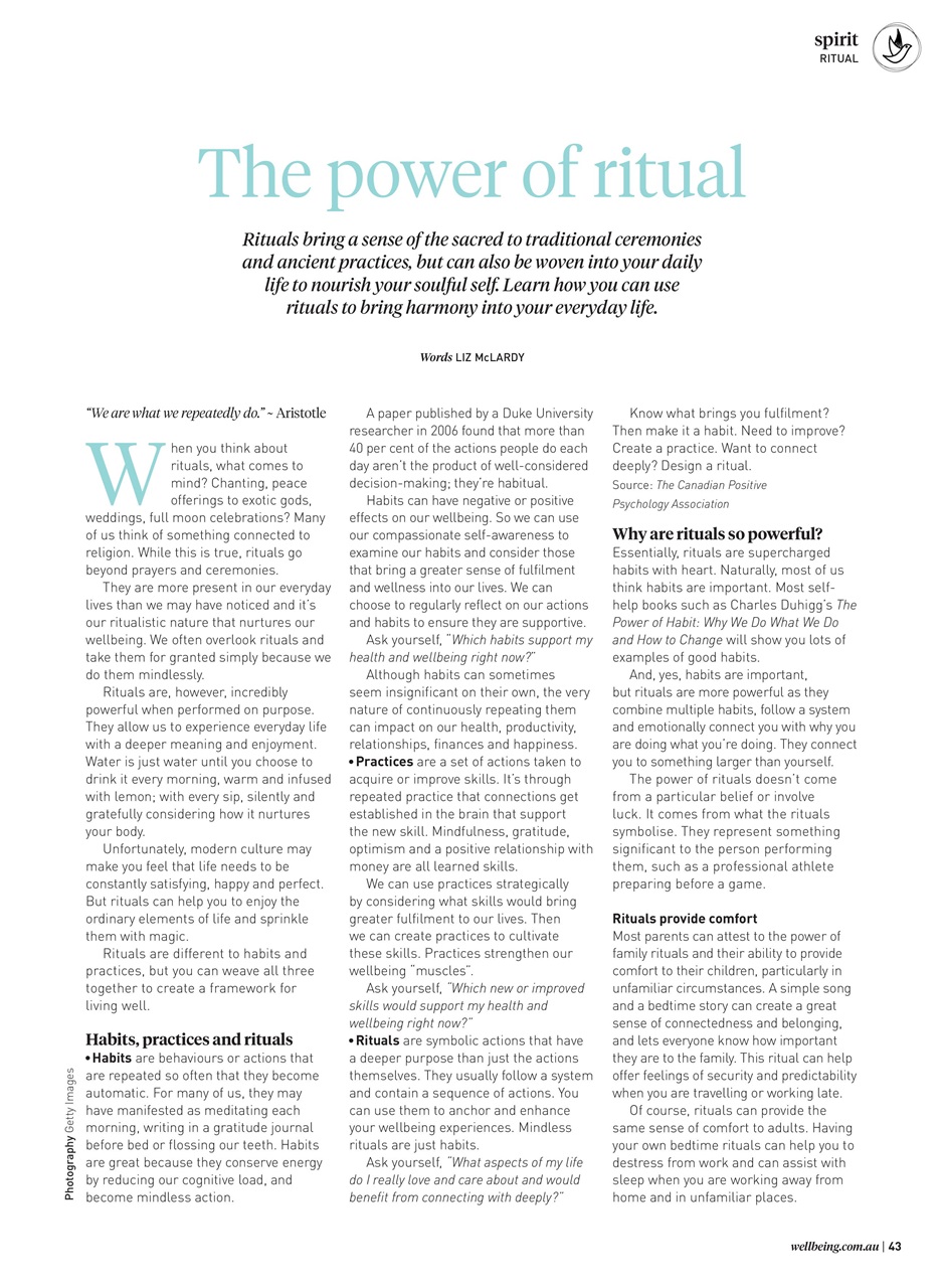 WellBeing Preview Pages