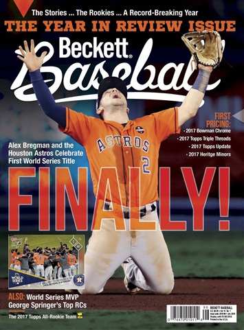 Beckett Baseball Magazine issue January 2019