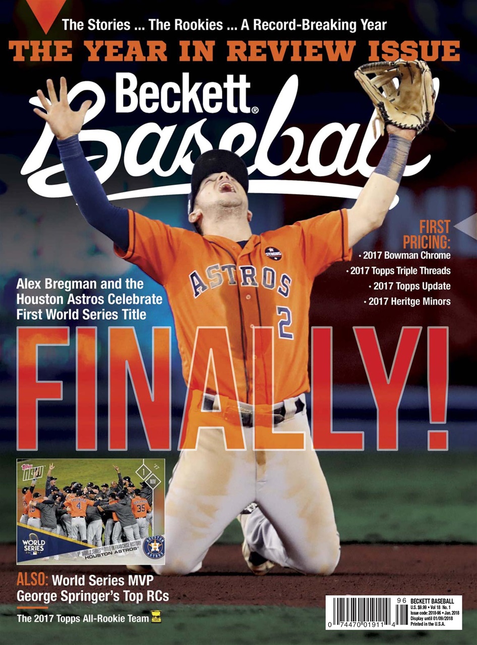 Beckett Baseball Magazine Preview Pages