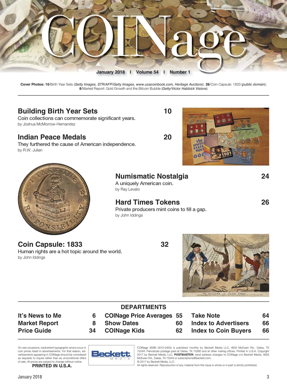 COINage Magazine Preview Pages