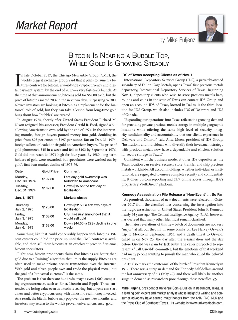 COINage Magazine Preview Pages