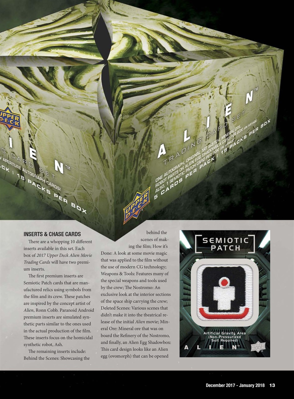 Non-Sport Update Magazine Preview Pages