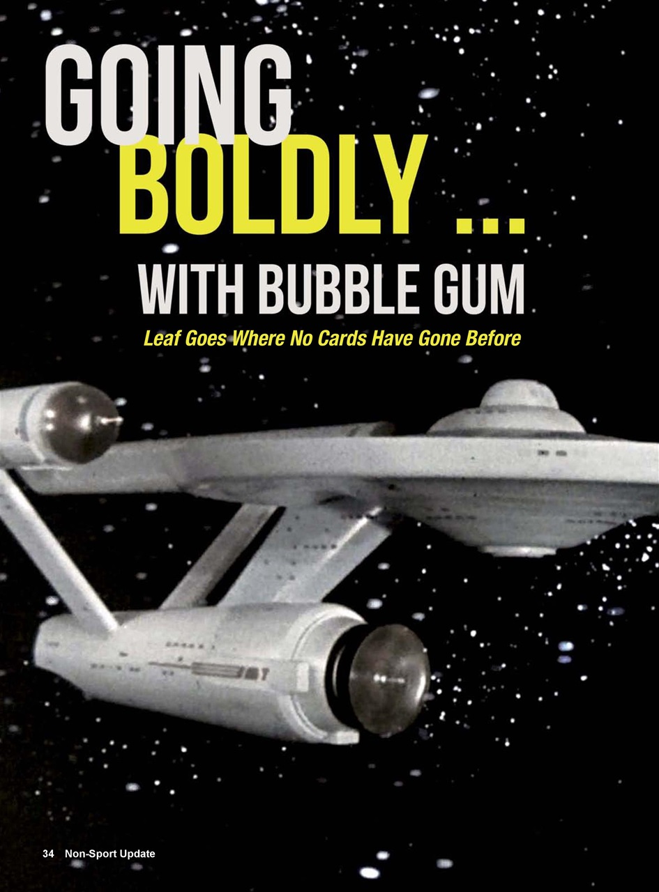 Non-Sport Update Magazine Preview Pages