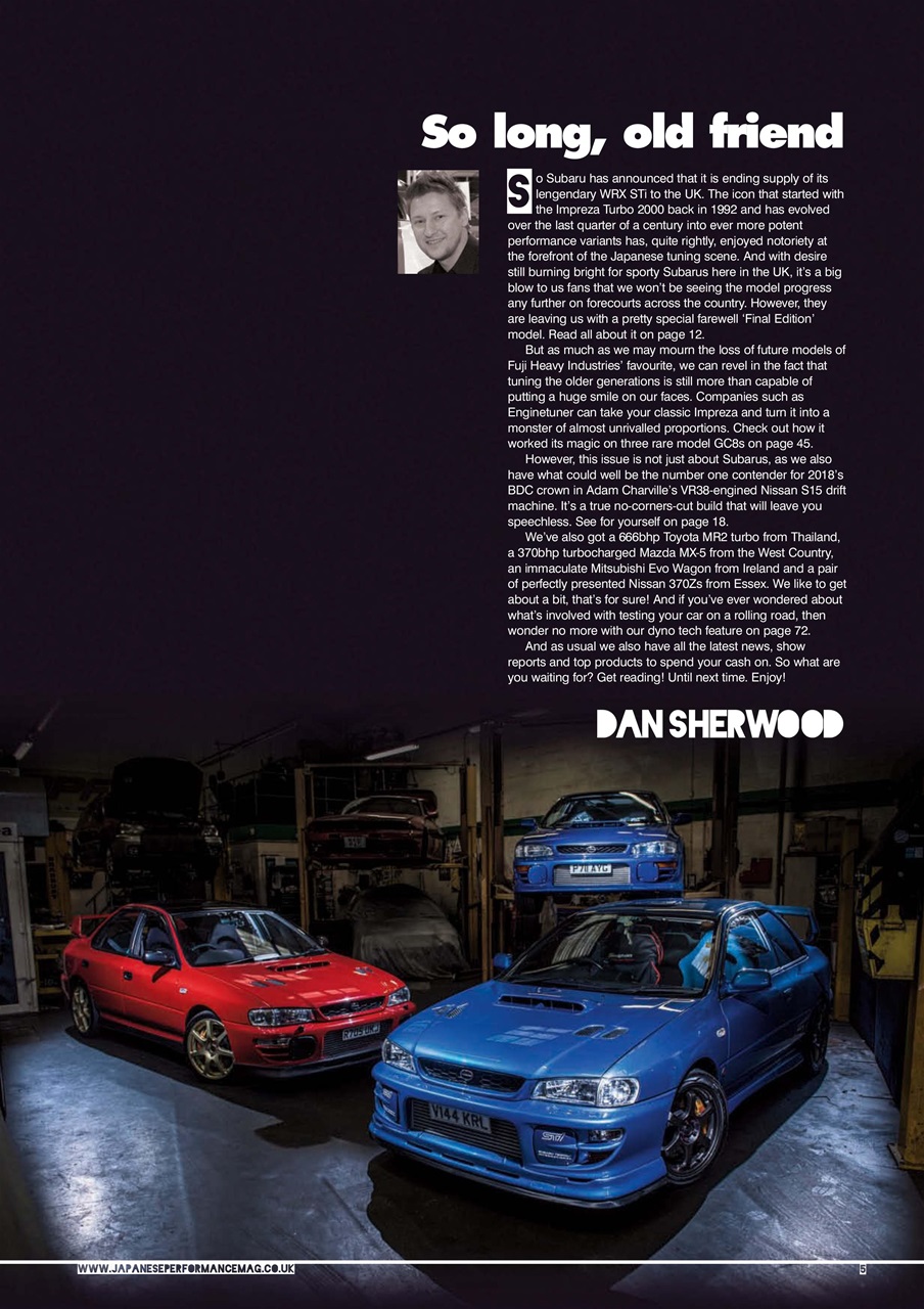 Japanese Performance Preview Pages