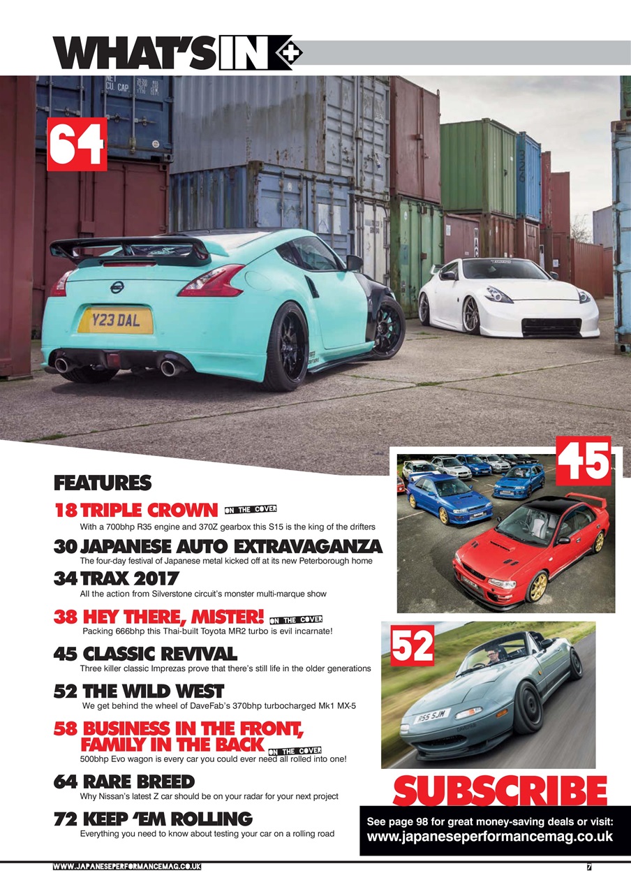 Japanese Performance Preview Pages