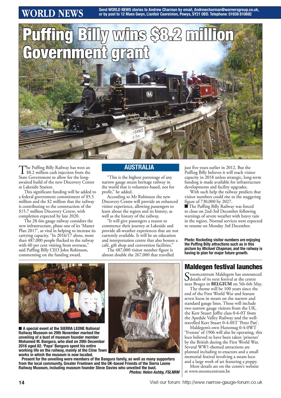 Narrow Gauge World Preview Pages