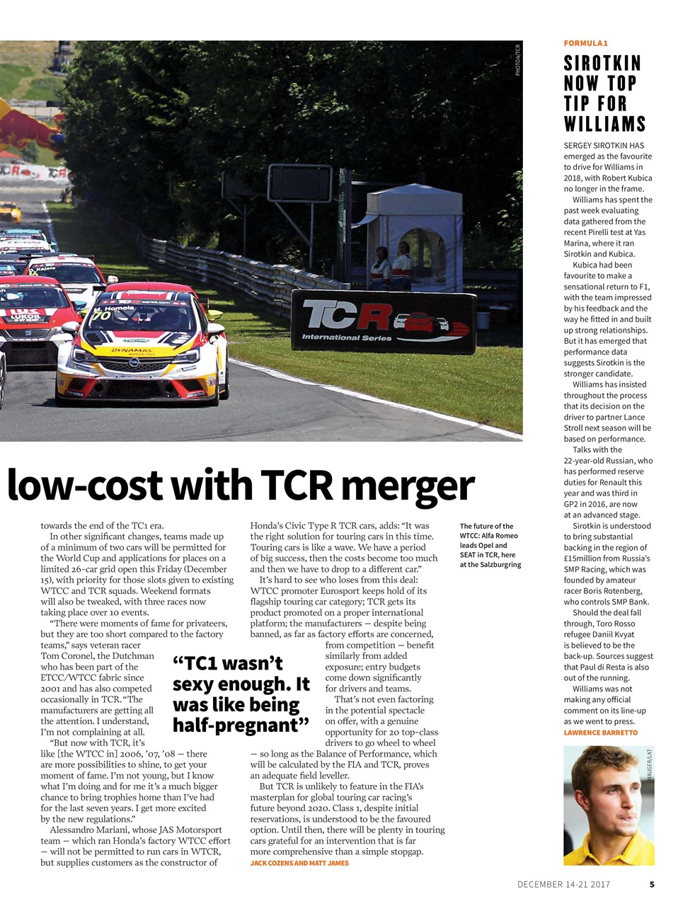 Autosport Preview Pages