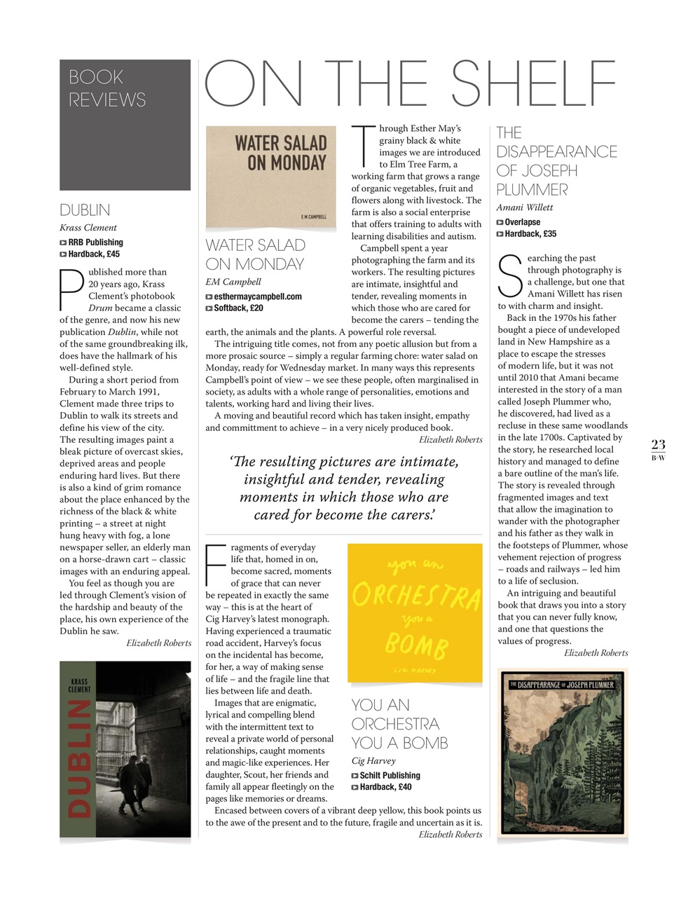 Black+White Photography Preview Pages