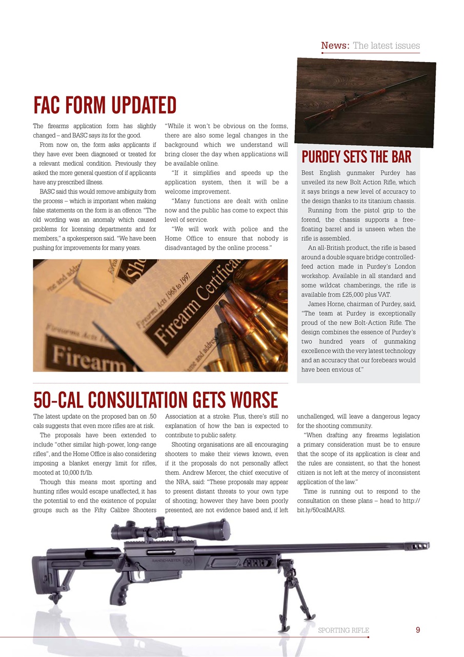 Sporting Rifle Preview Pages