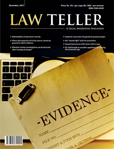 Lawteller – A Legal Awareness Magazine issue December 2017