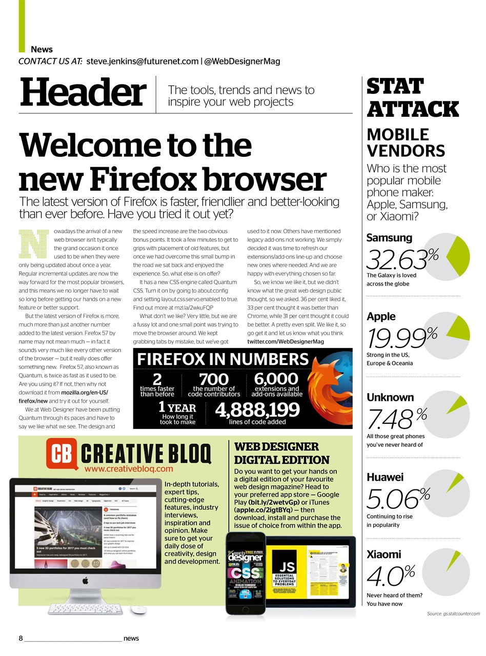 Web Designer Preview Pages