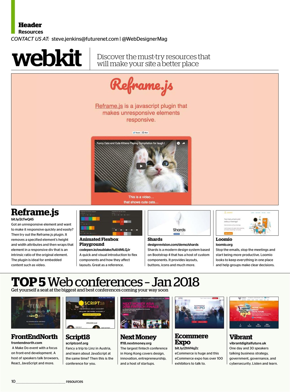 Web Designer Preview Pages