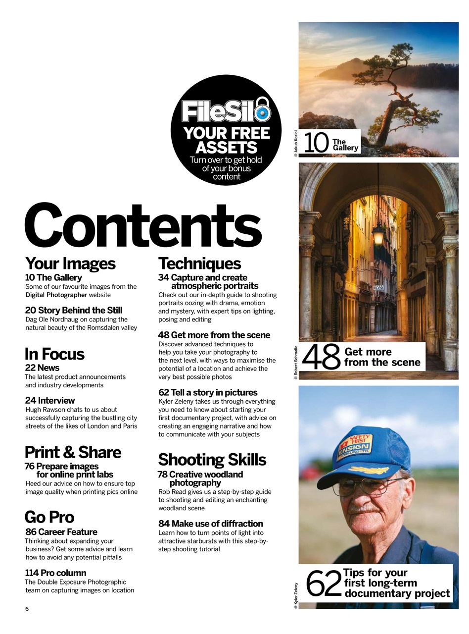 Digital Photographer Preview Pages