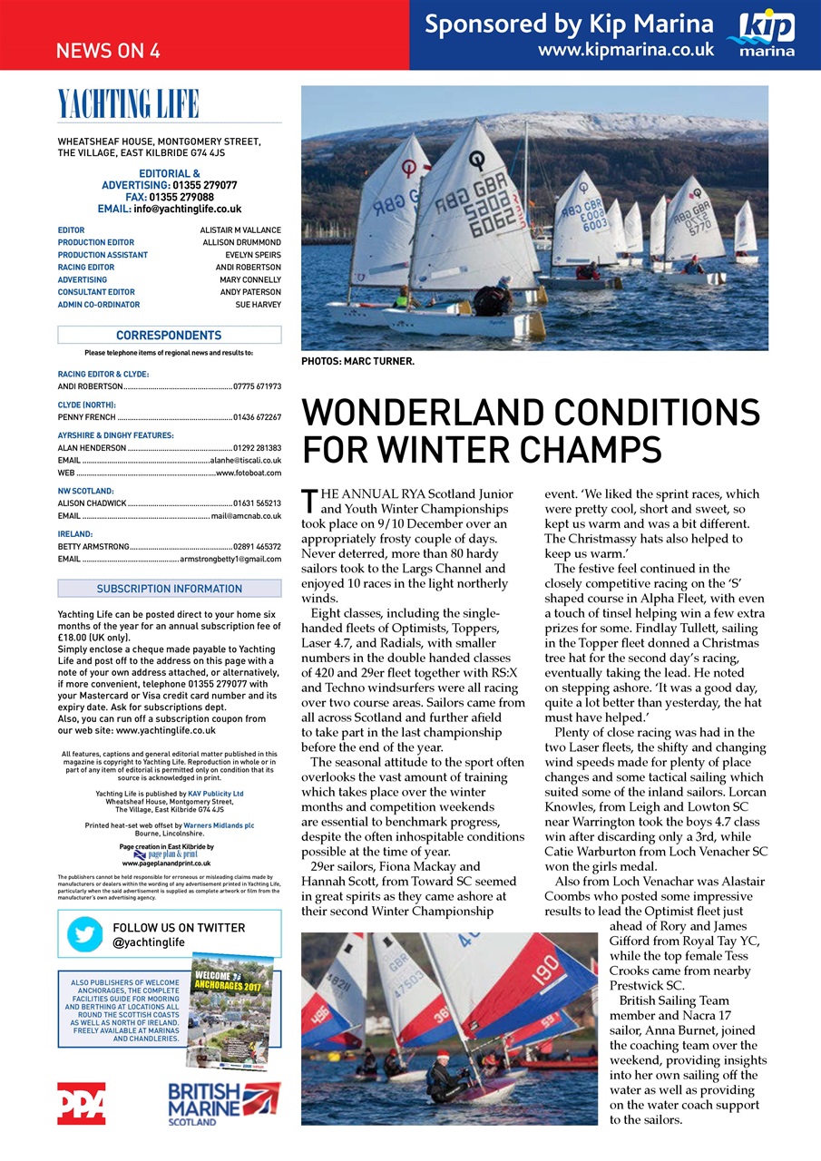 Yachting Life Preview Pages