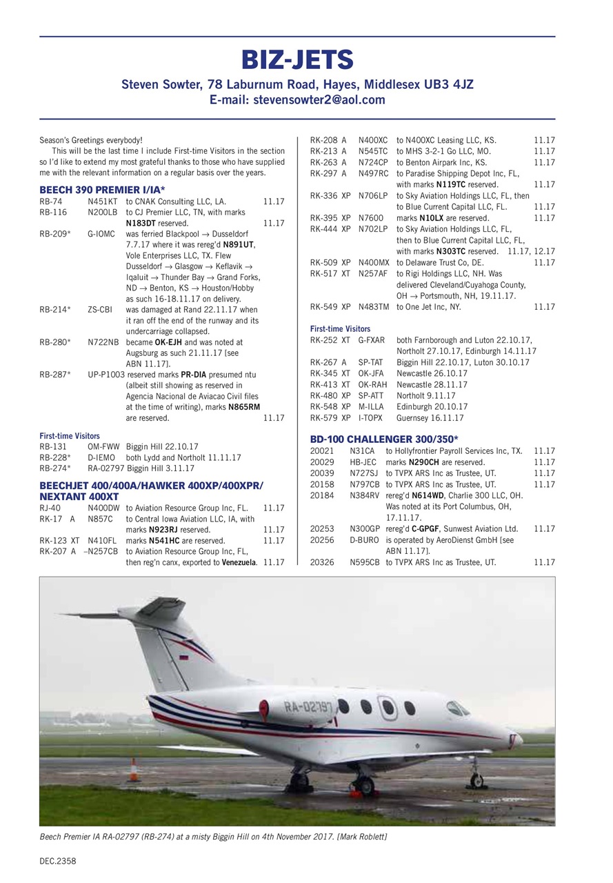 Air Britain News Preview Pages