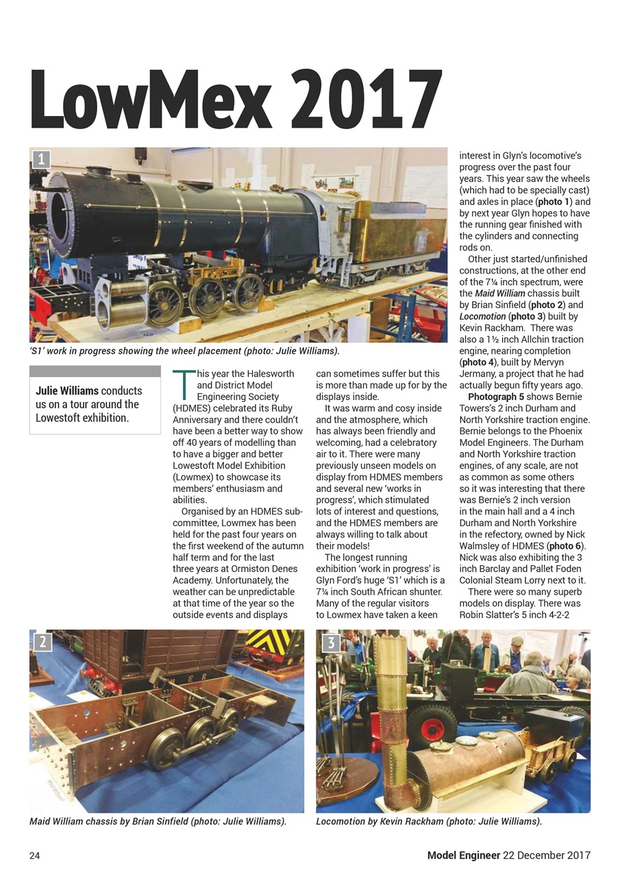 Model Engineer Preview Pages