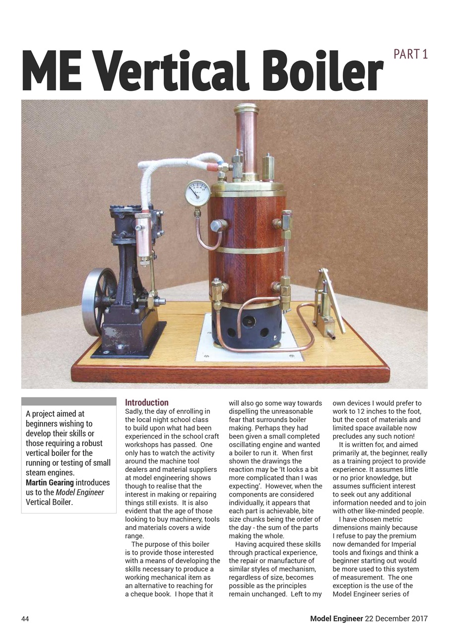 Model Engineer Preview Pages