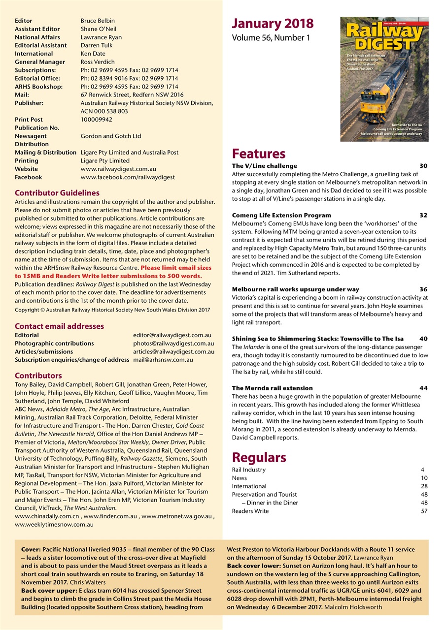 Railway Digest Preview Pages