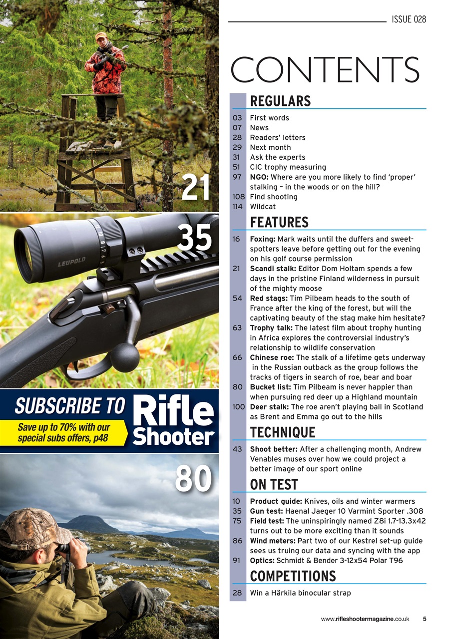 Rifle Shooter Preview Pages