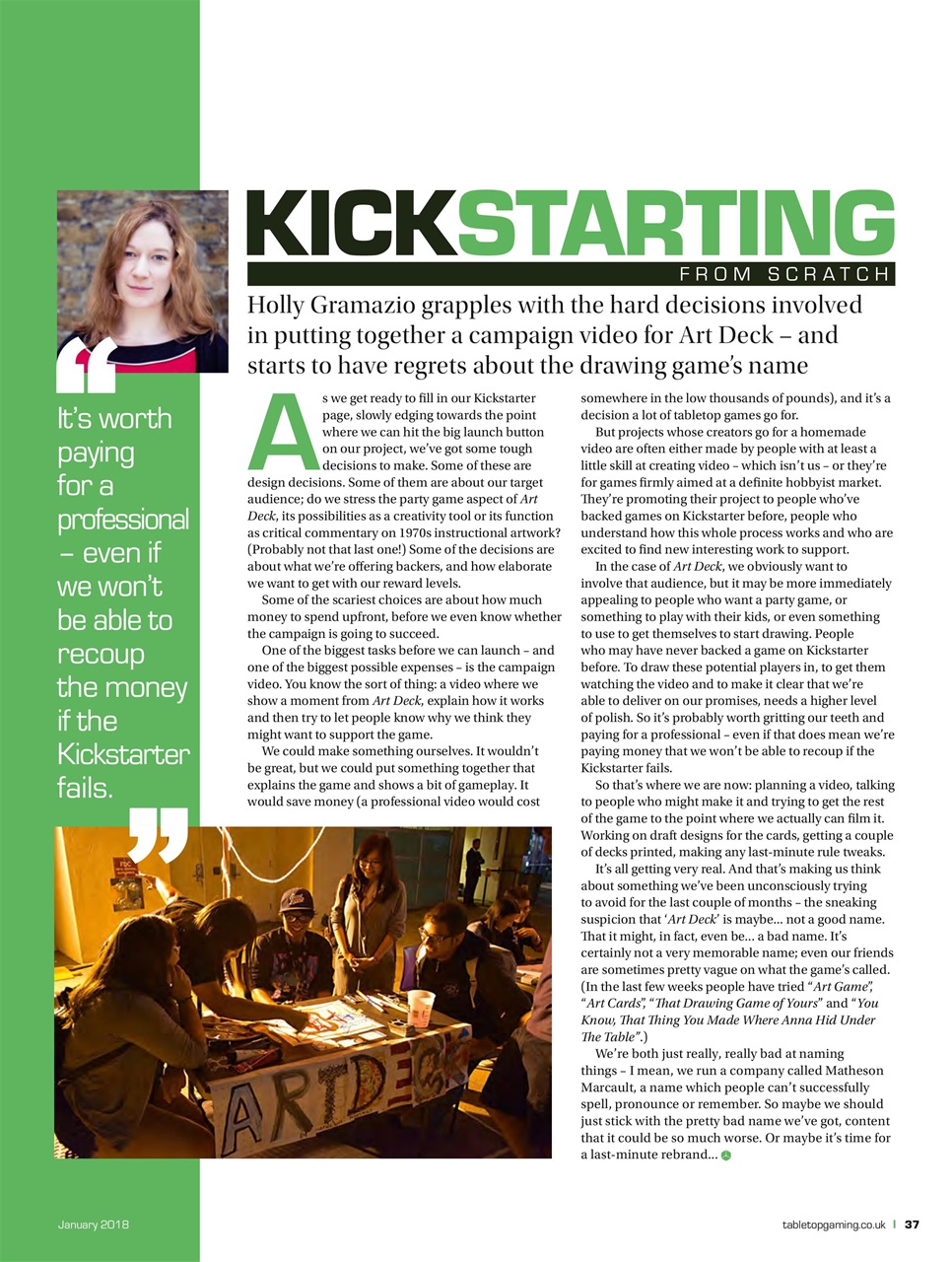 Tabletop Gaming Preview Pages