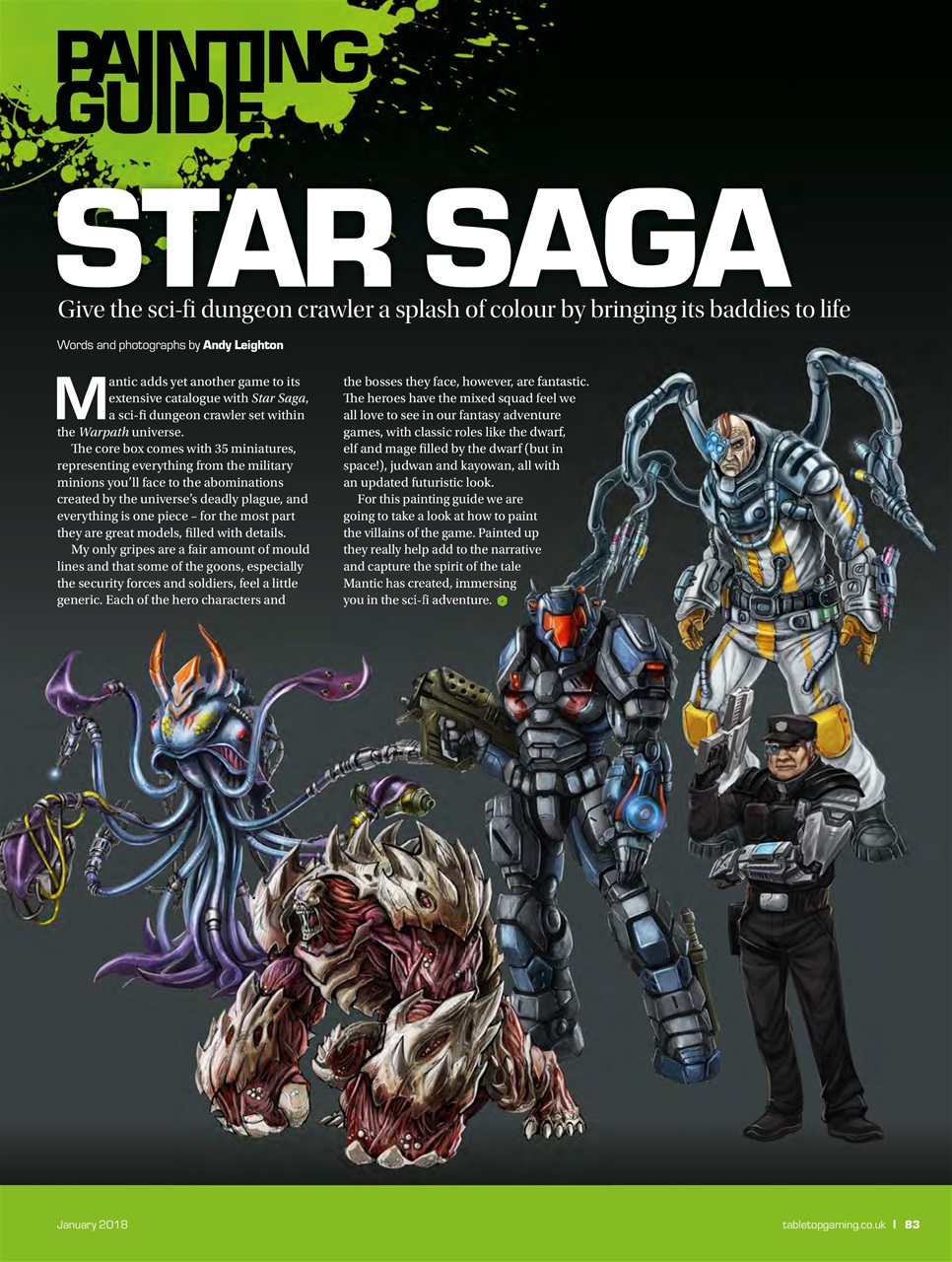 Tabletop Gaming Preview Pages