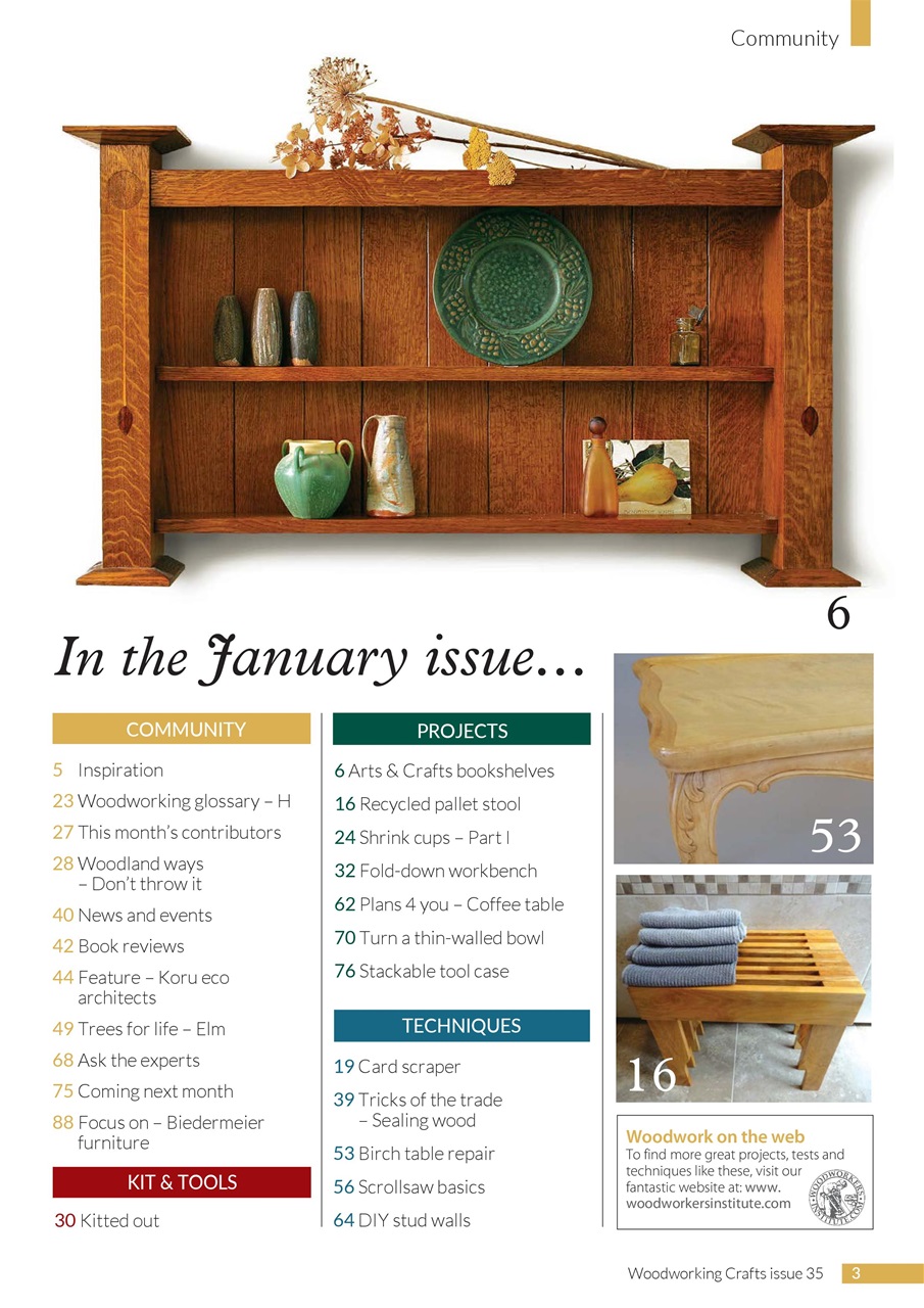 Woodworking Crafts Magazine Preview Pages