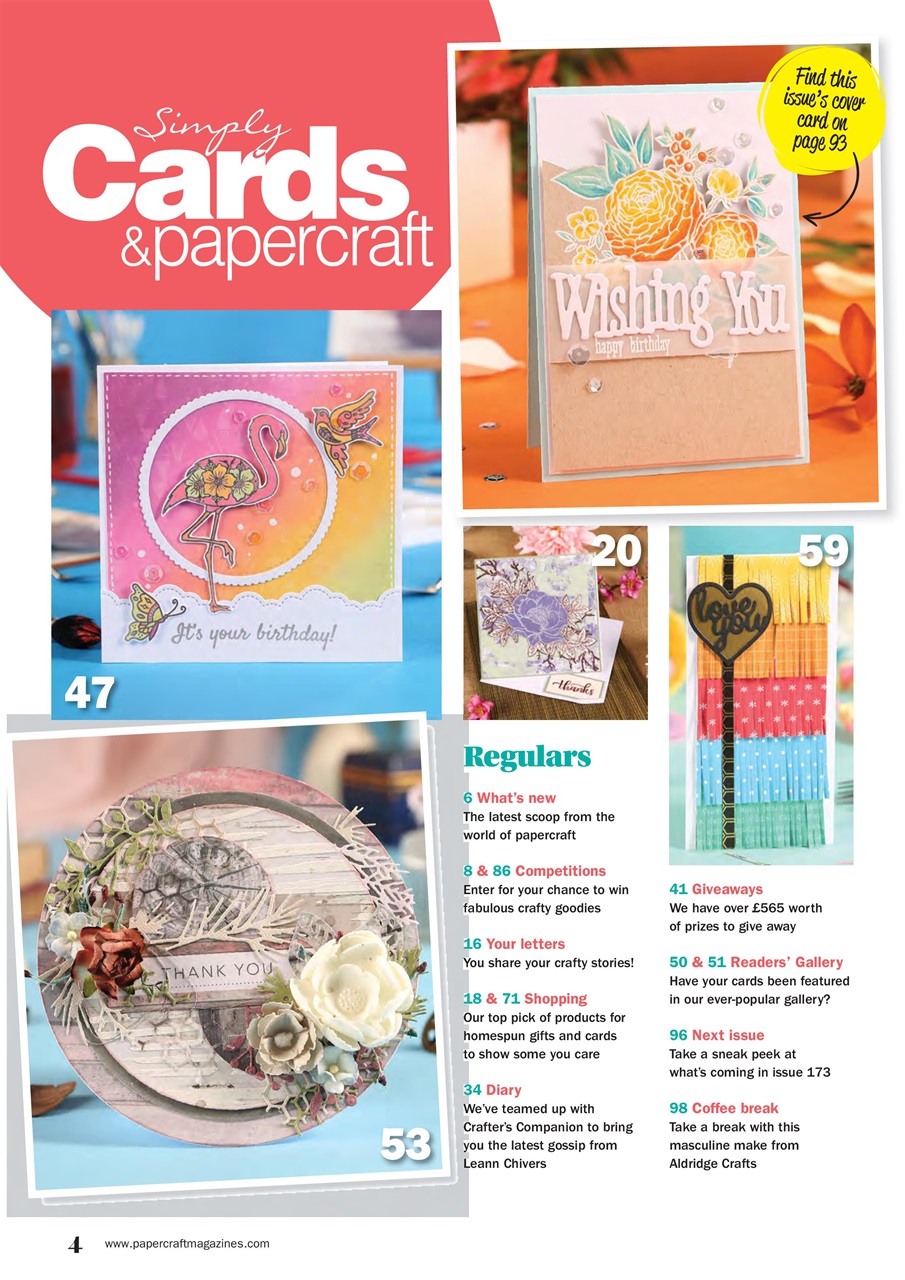 Simply Cards & Papercraft Preview Pages