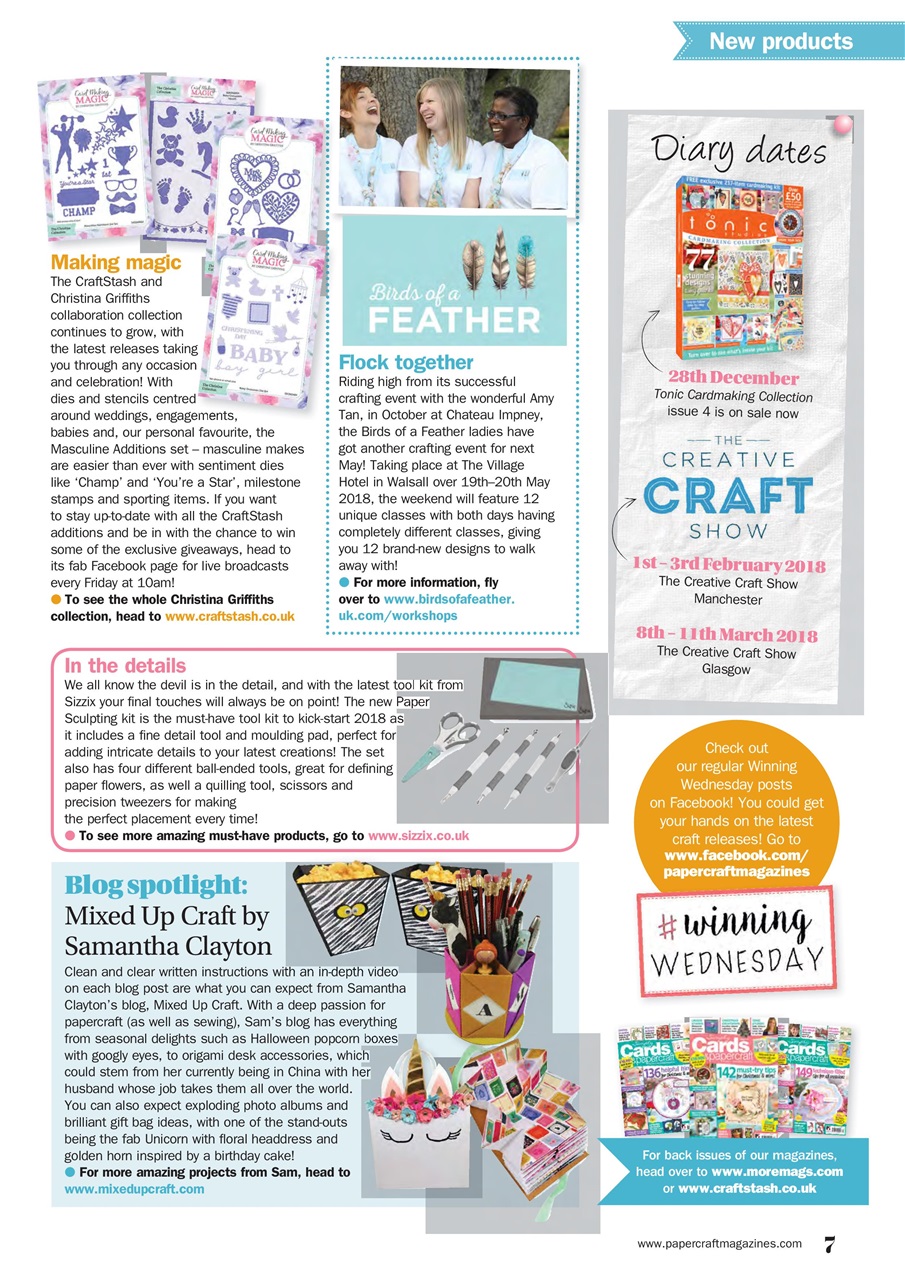 Simply Cards & Papercraft Preview Pages