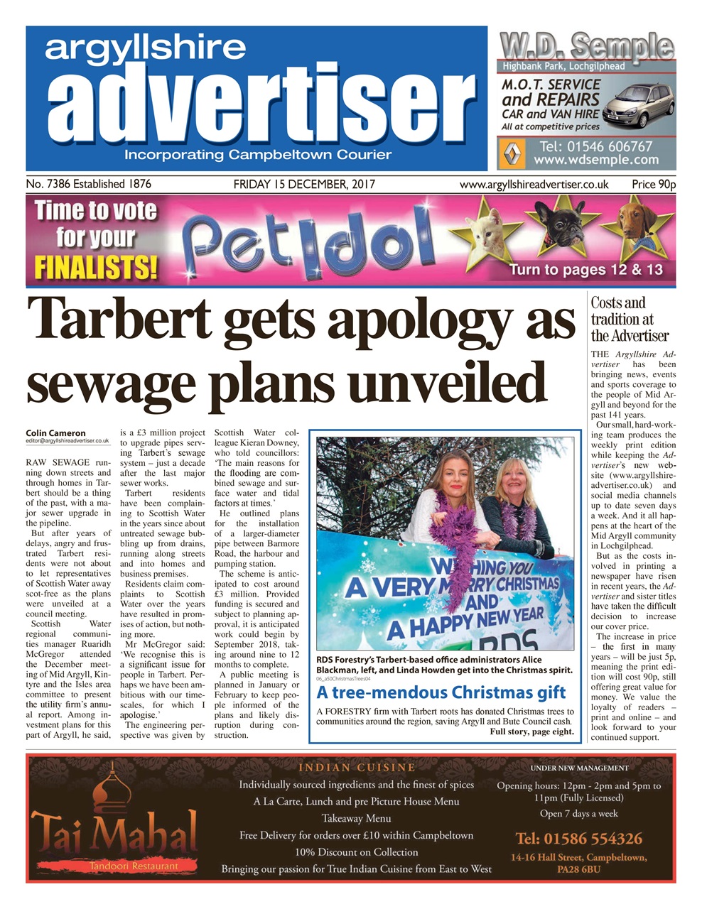 Argyllshire Advertiser Preview Pages