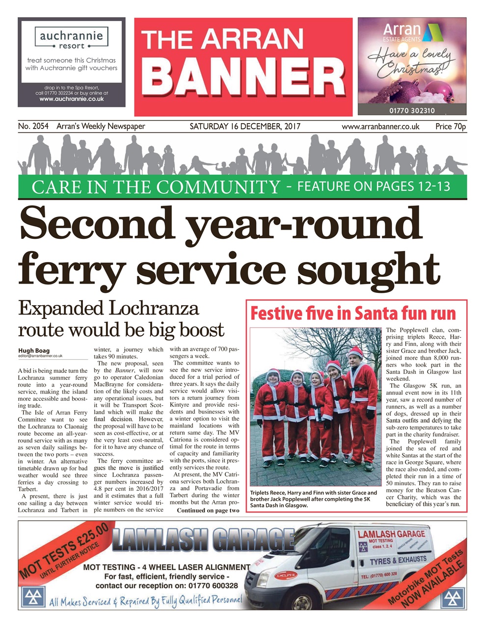 Arran Banner Preview Pages