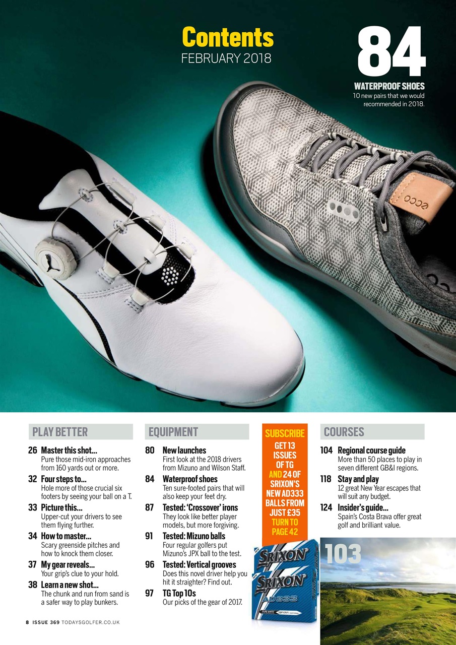 Today's Golfer Preview Pages