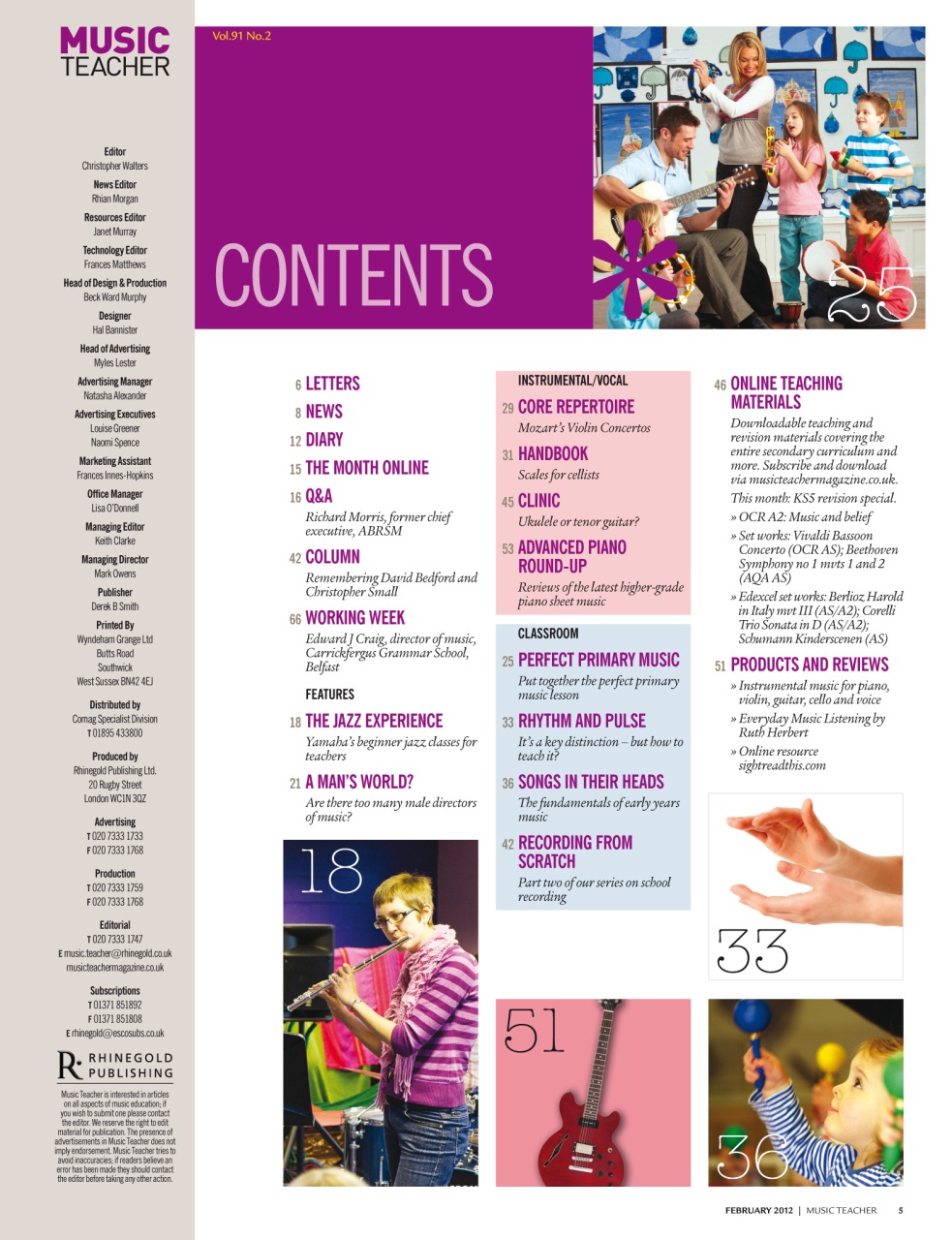 Music Teacher Preview Pages