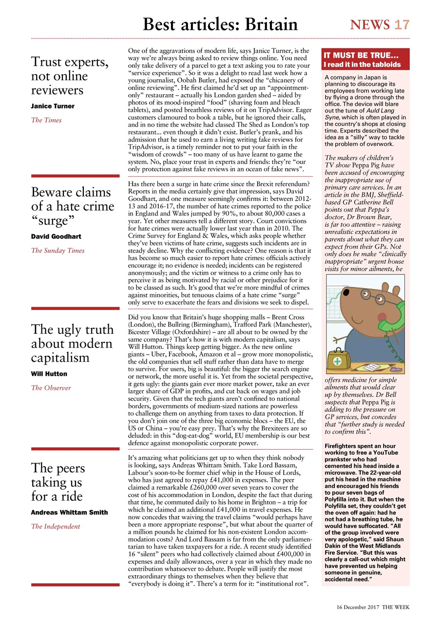 The Week Preview Pages