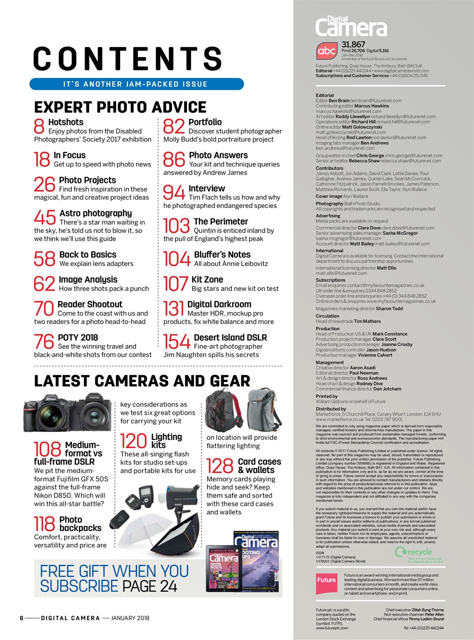 Digital Camera Magazine Preview Pages