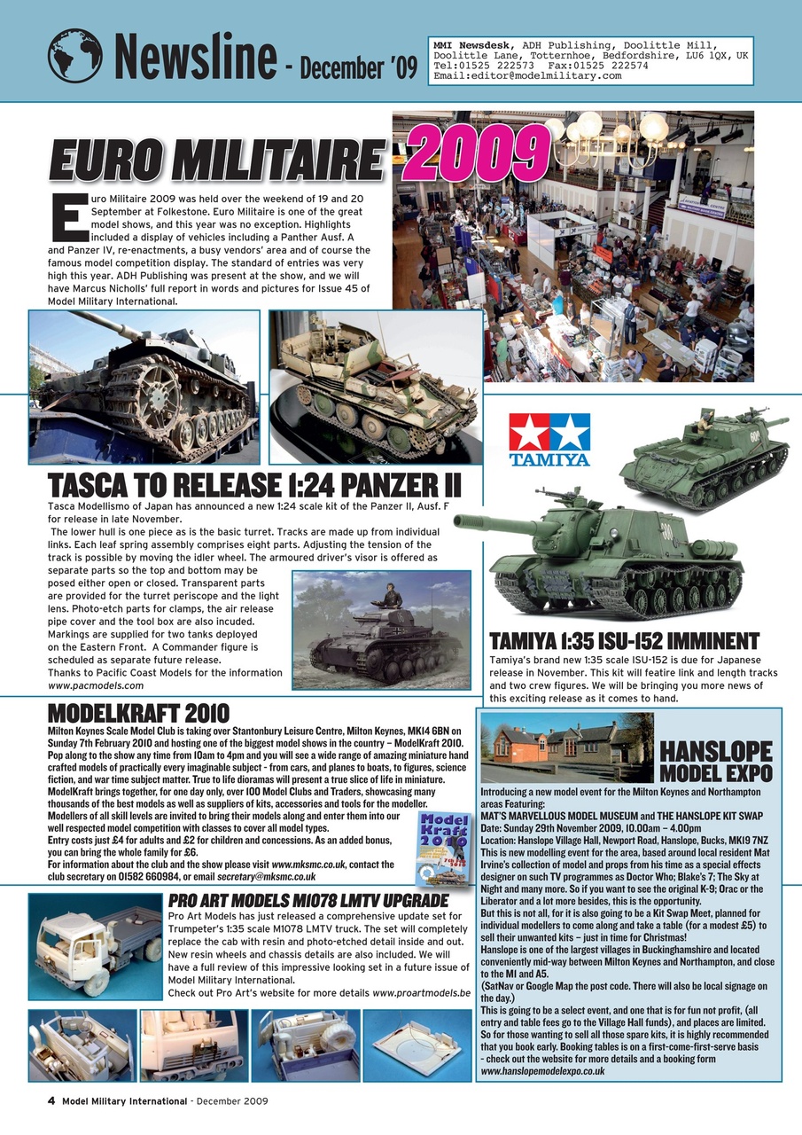 Model Military International Preview Pages