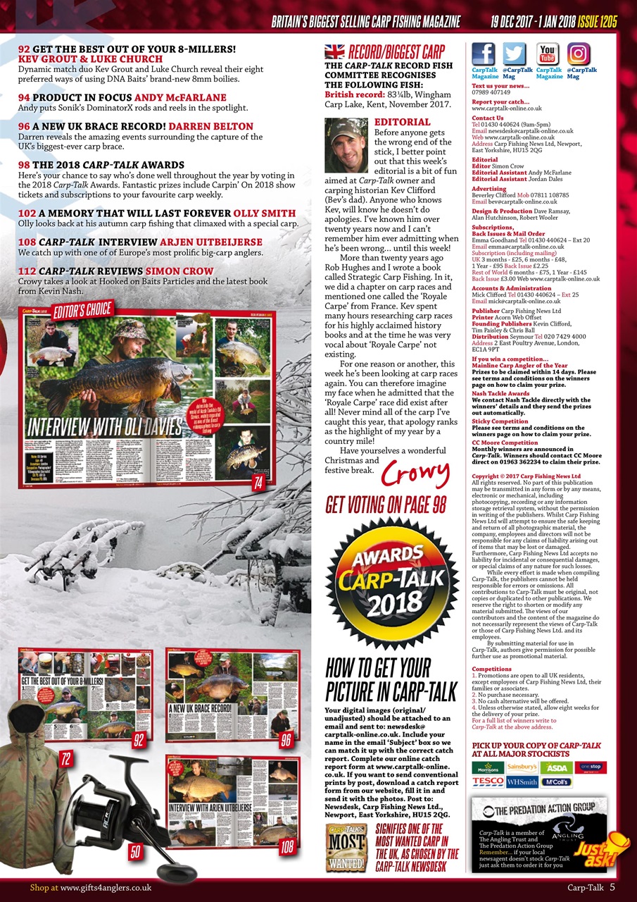 Carp-Talk Preview Pages