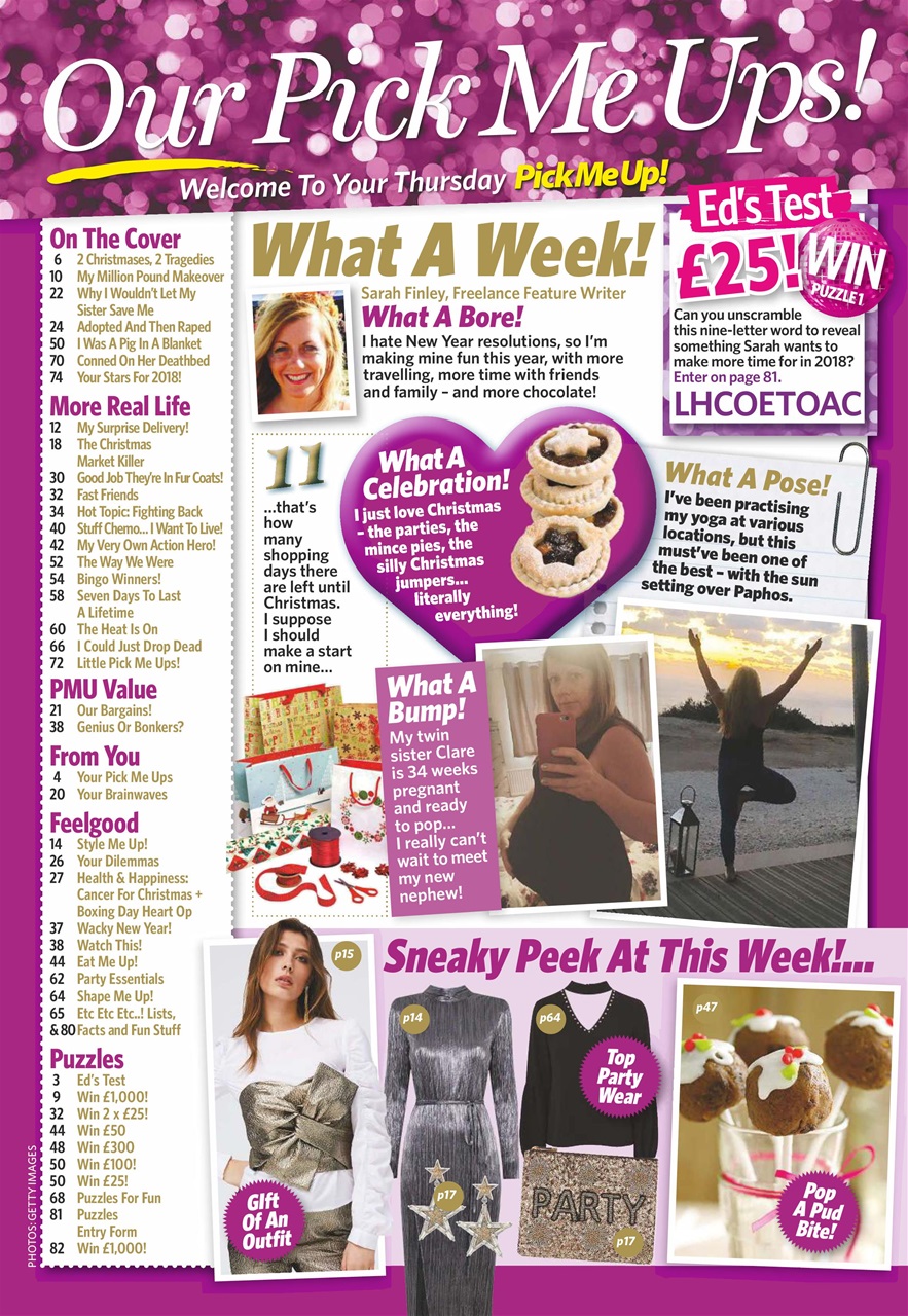 Pick Me Up Preview Pages