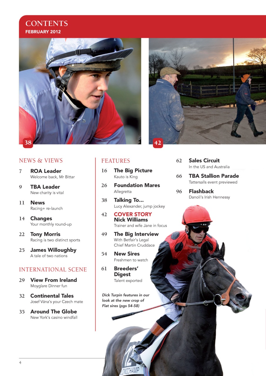 The Owner Breeder Preview Pages