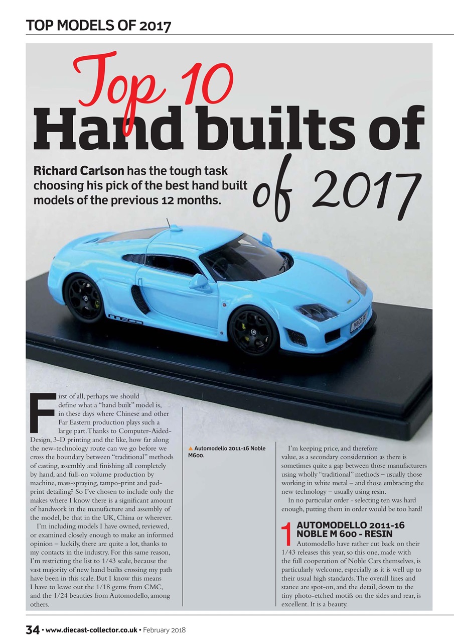 Diecast Collector Preview Pages