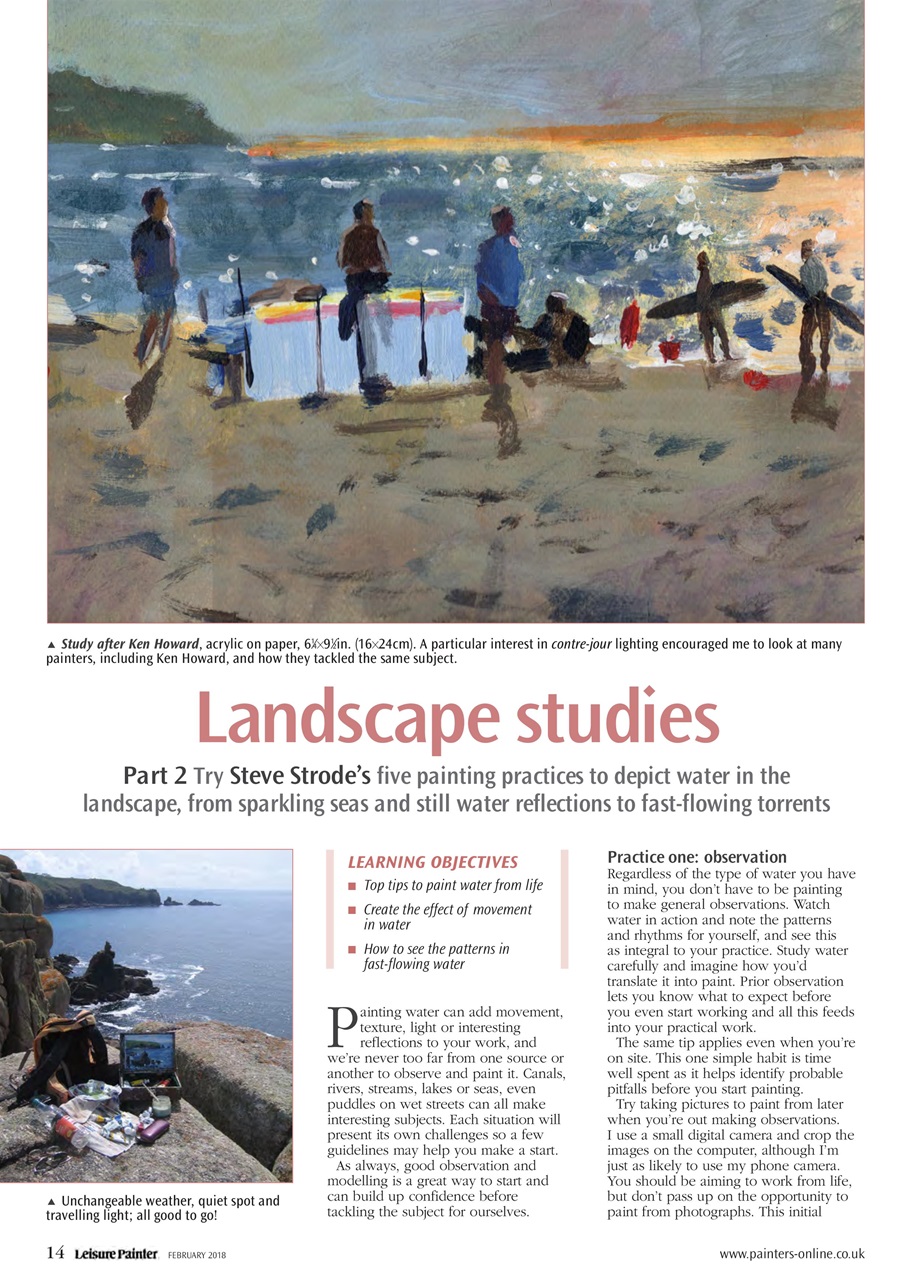 Leisure Painter & The Artist Preview Pages