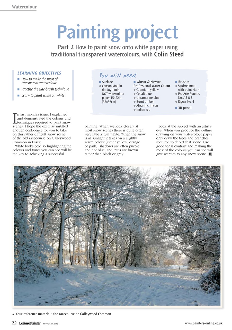 Leisure Painter & The Artist Preview Pages