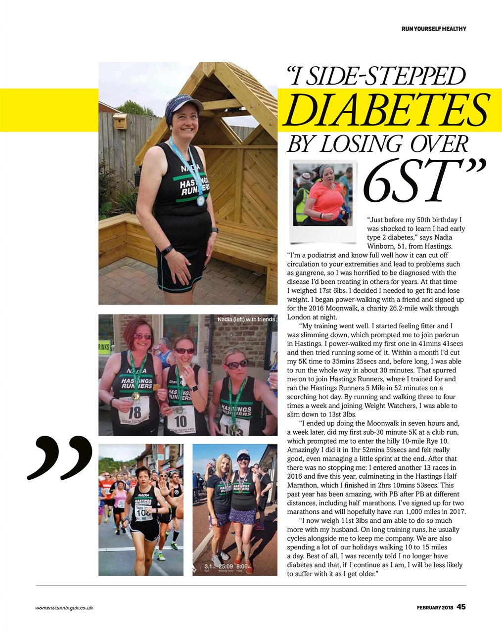 Women’s Running Preview Pages